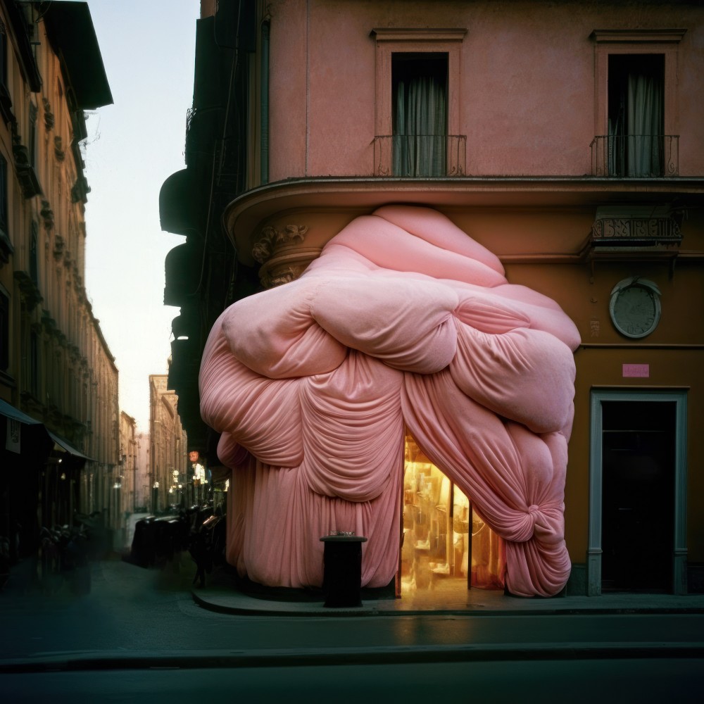 Andrés Reisinger, on pink | Darklight Art